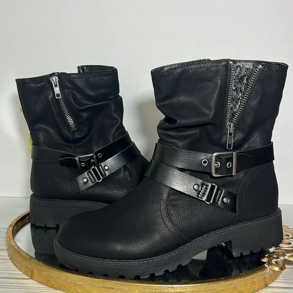 Jellypop Women’s Ankle Booties zipper on side size 9 and 12 black - Picture 10 of 10